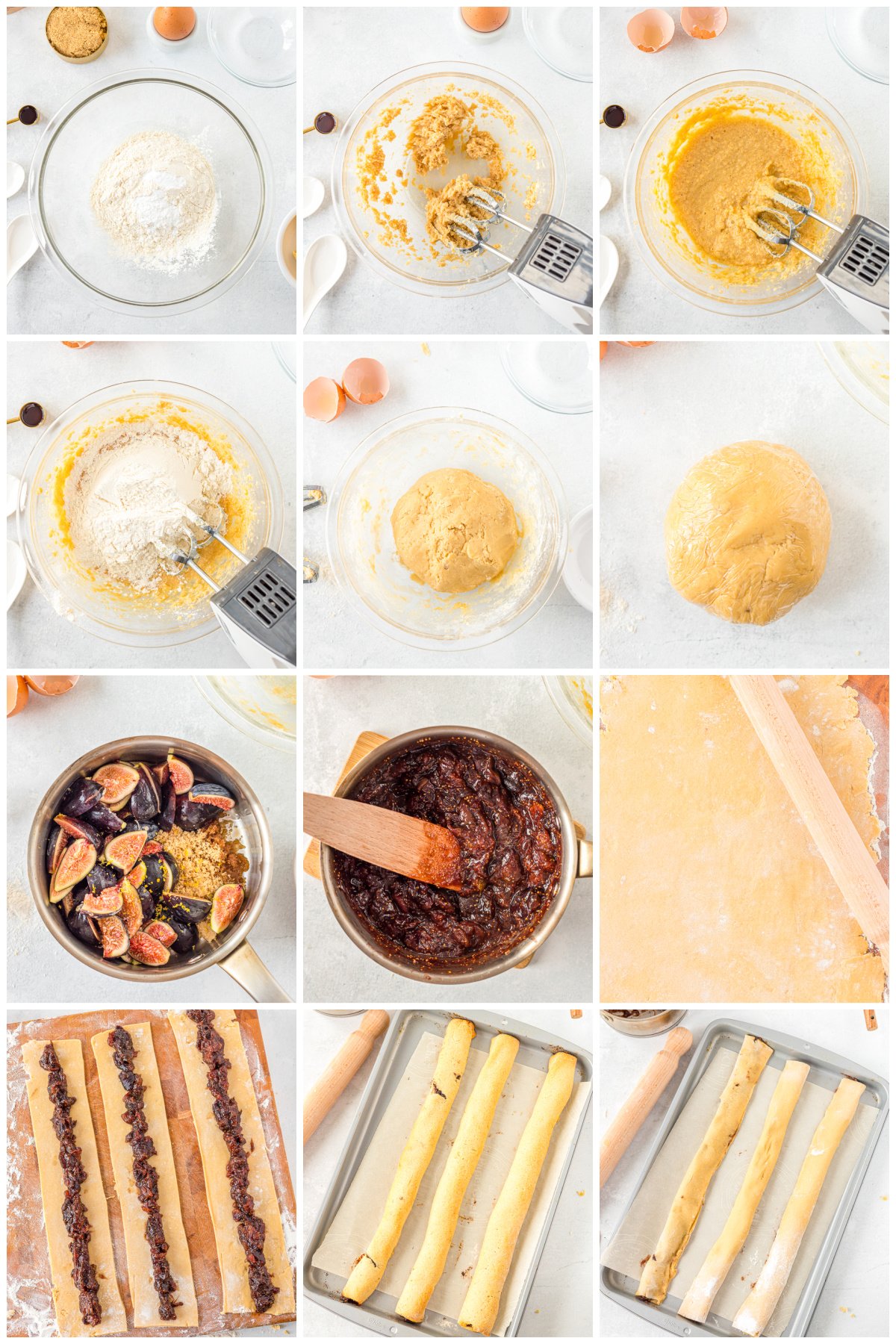 Step by step photos on how to make a Fig Newton Recipe.