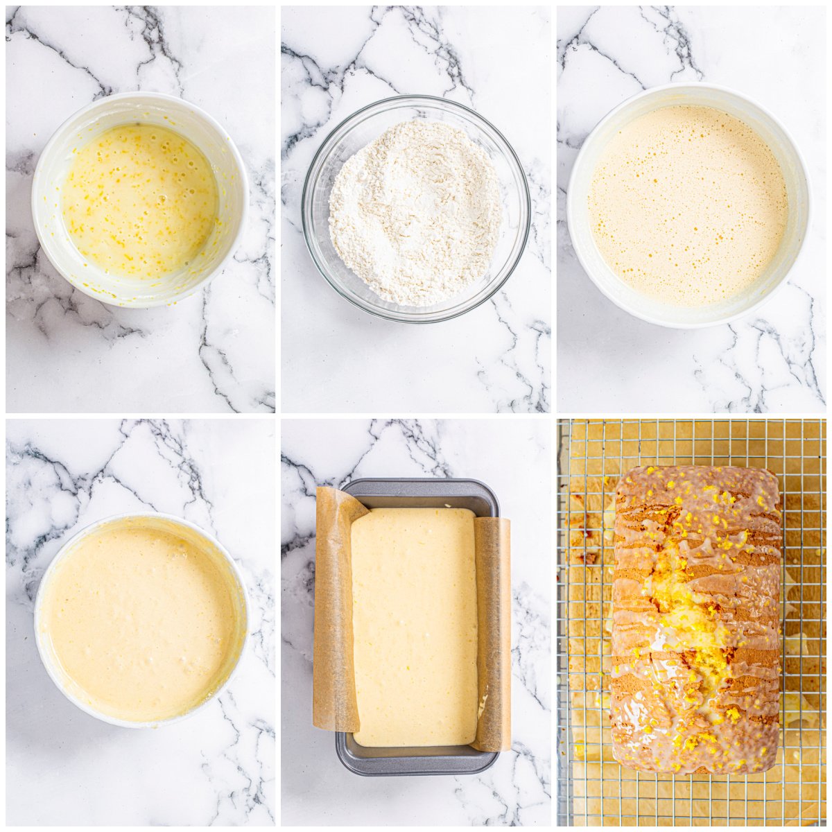 Step by step photos on how to make Lemon Bread.