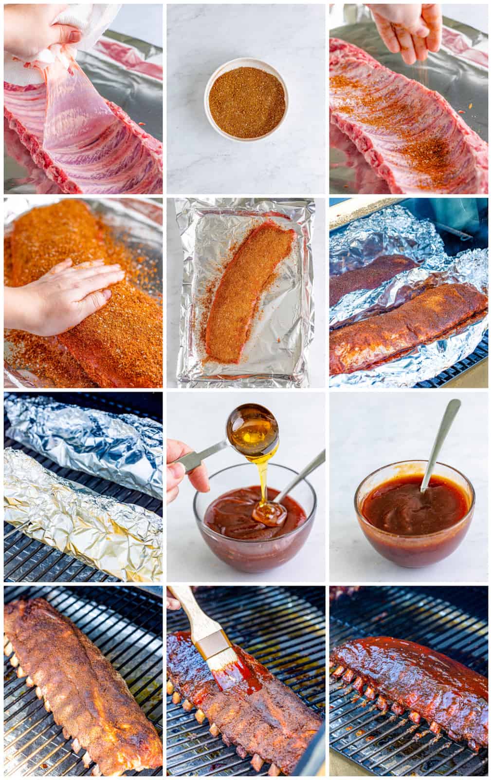 Step by step photos on how to make Smoked Ribs.