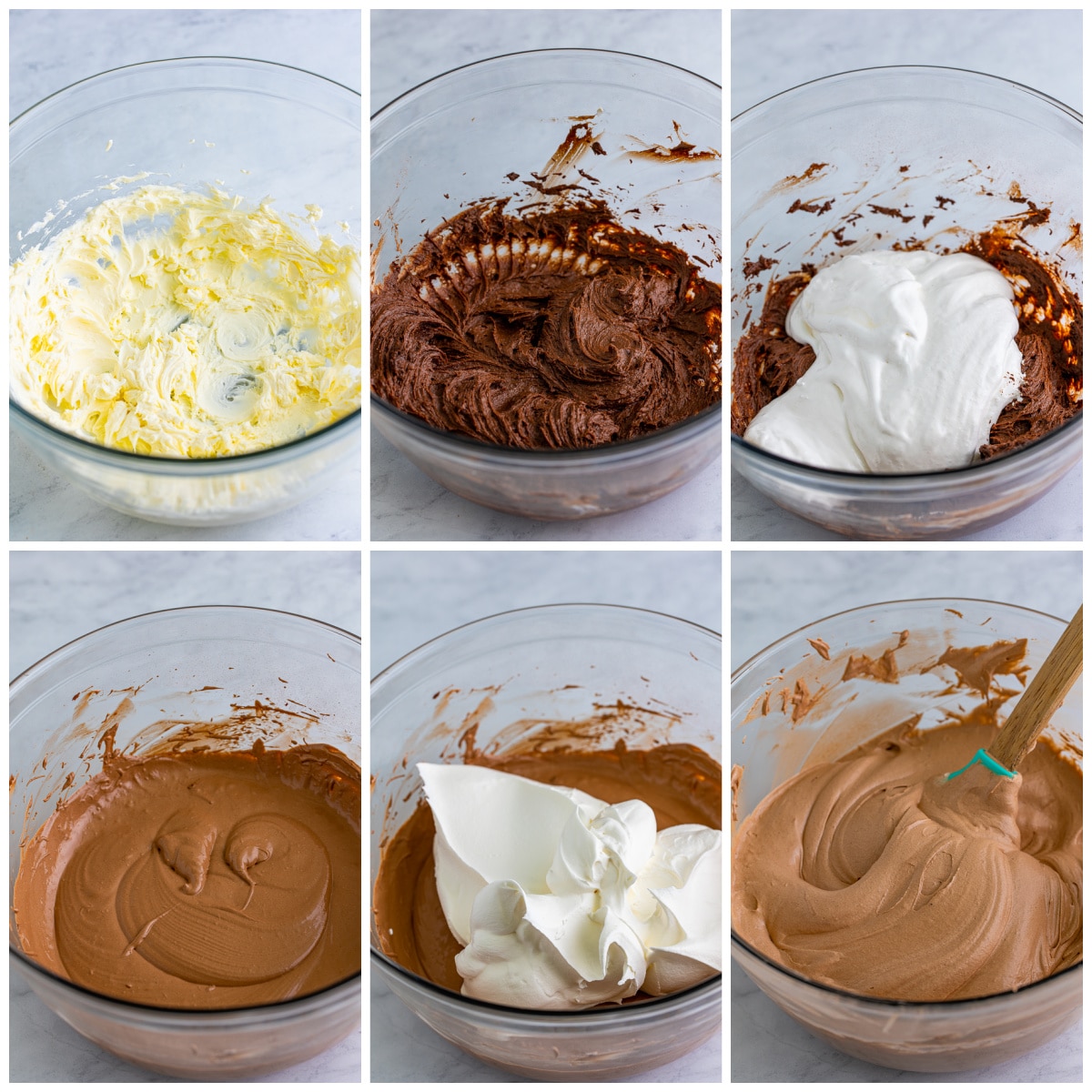 Step by step photos on how to make Hot Chocolate Dip.