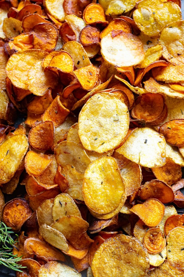 Homemade Baked Potato Chips