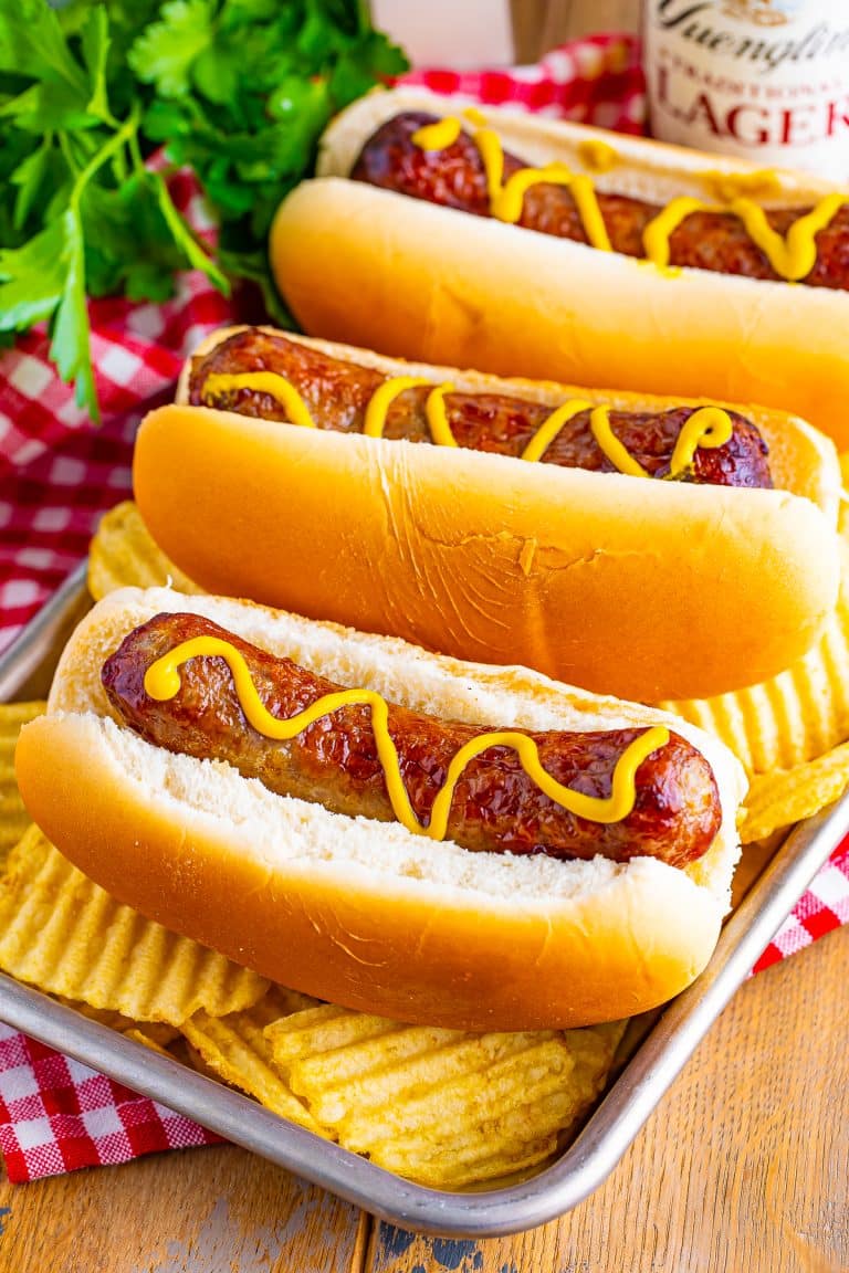 How To: Johnsonville Cheddar Brats in the Air Fryer