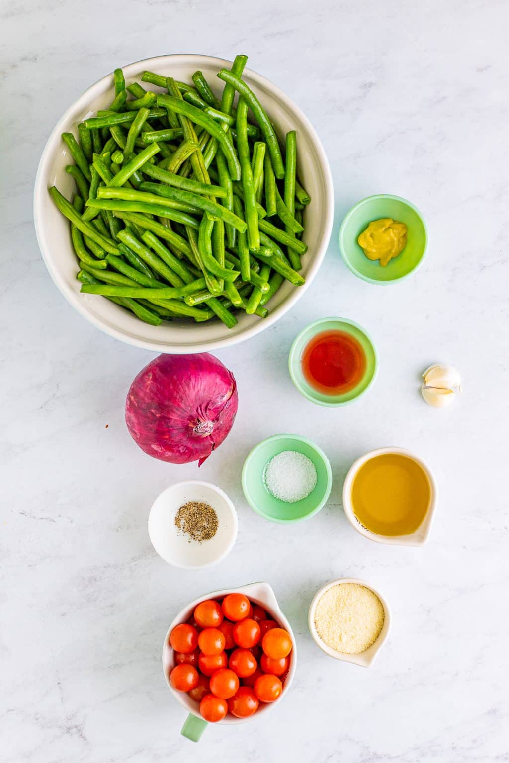 Marinated Cold Green Bean Salad Recipe With Tomatoes