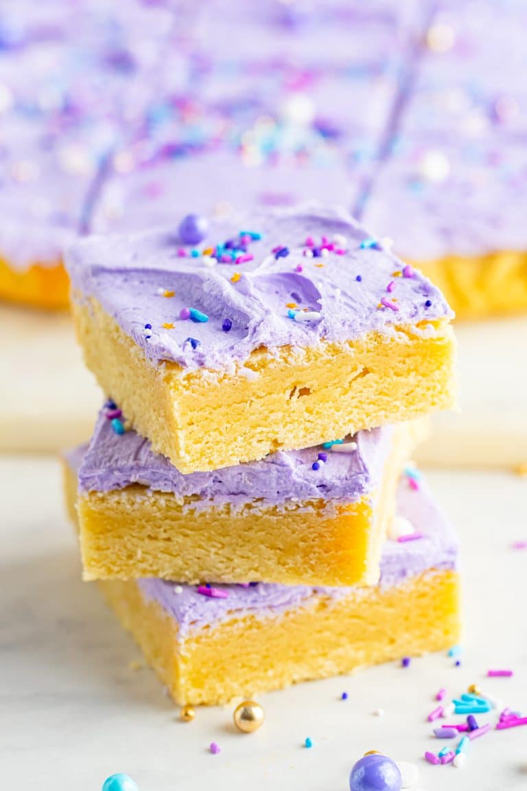 Best Frosted Sugar Cookie Bars (Easy & Chewy Recipe)