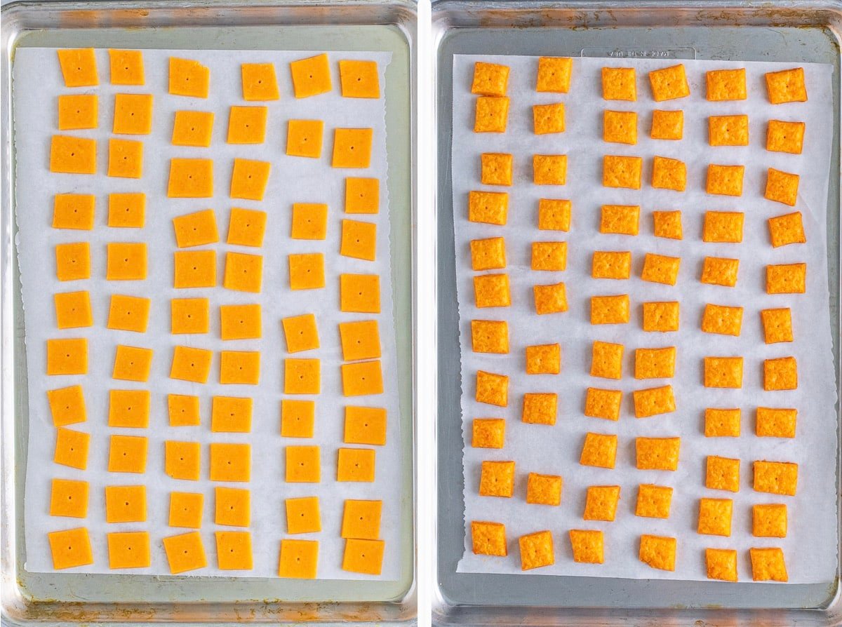 final images on how to bake homemade cheez its