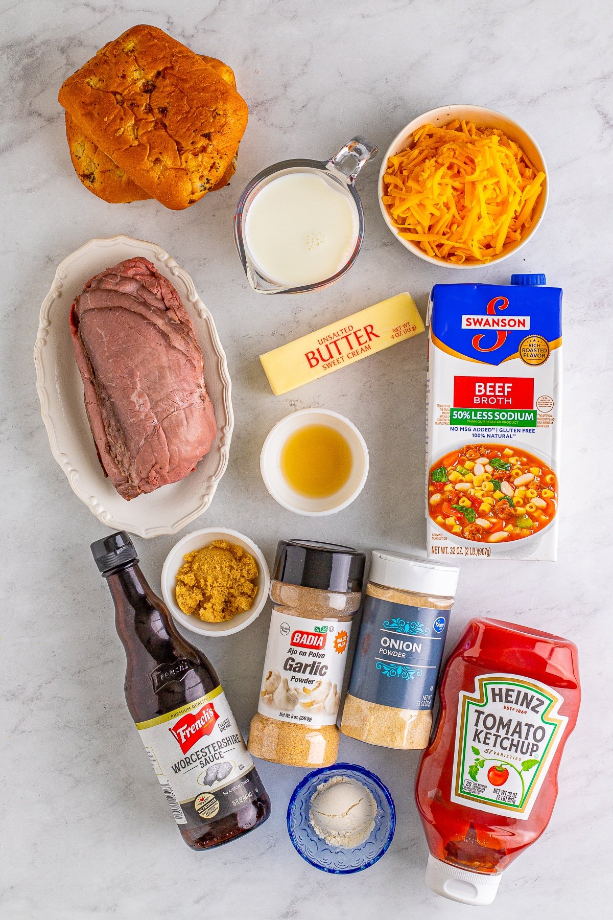 ingredients to make arbys beef and cheddar