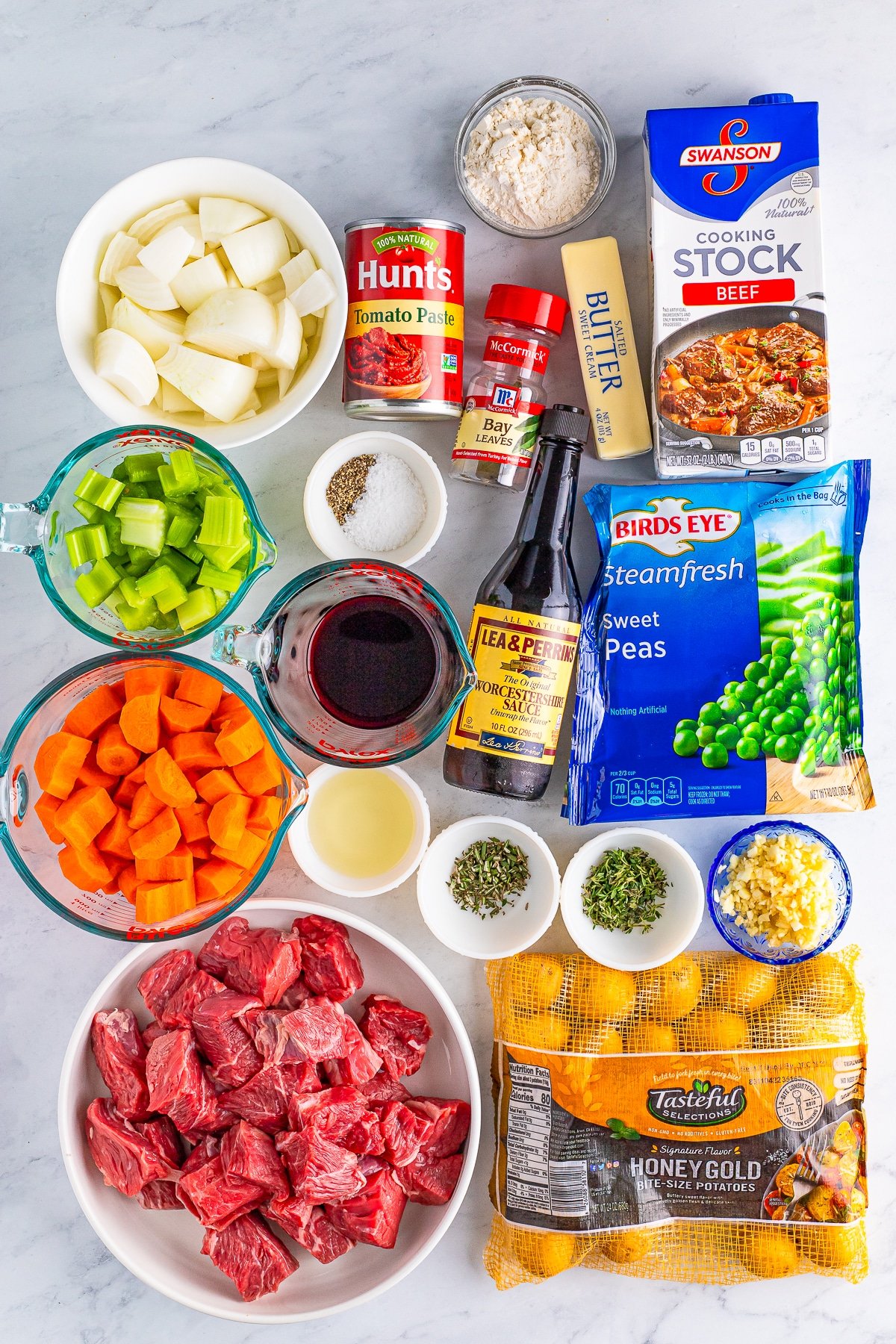 ingredients needed for easy beef stew recipes
