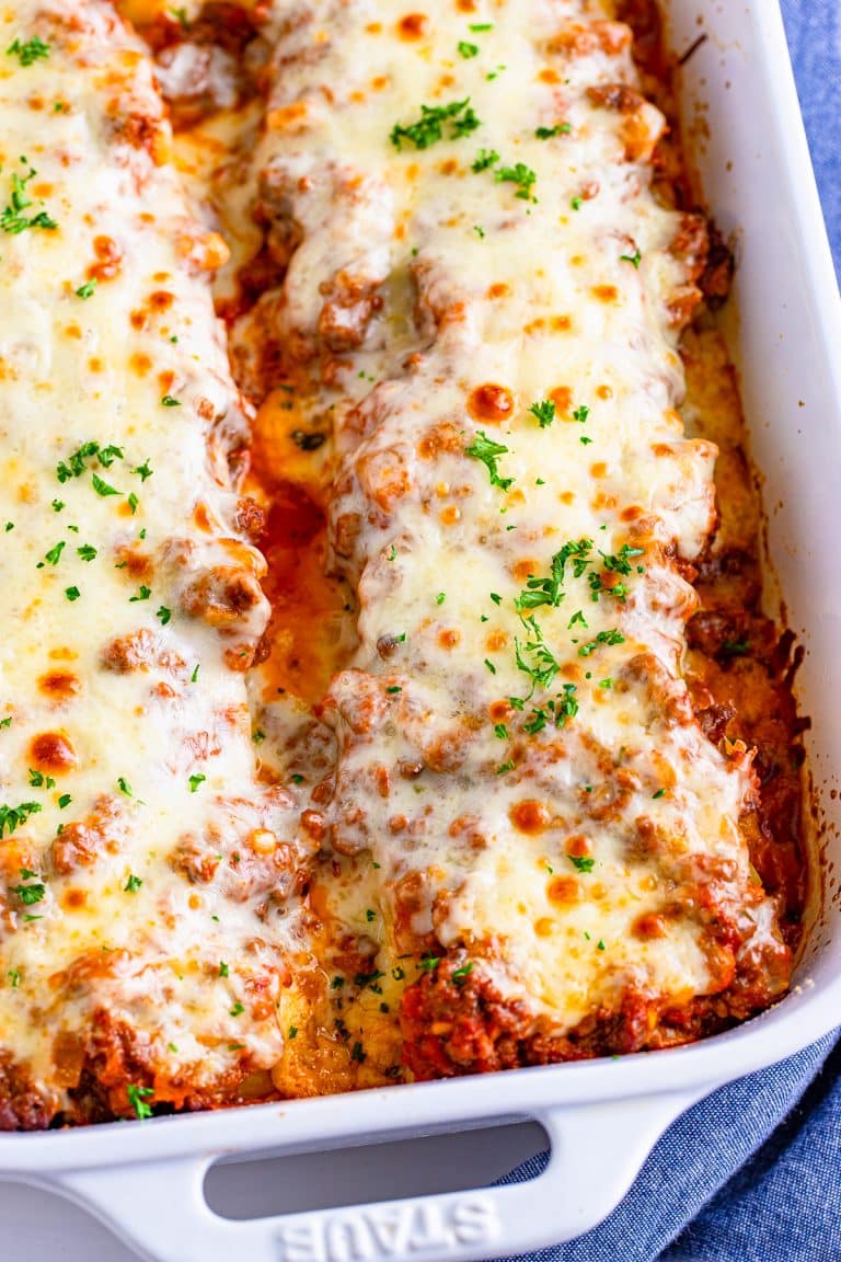 Best Lasagna Roll Ups with Meat Sauce Recipe