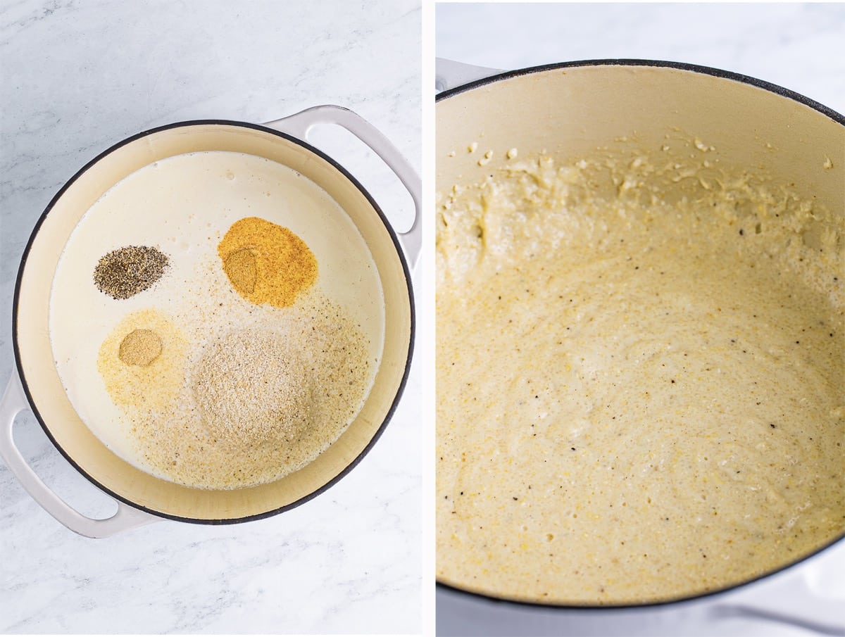 how to make cheesy grits