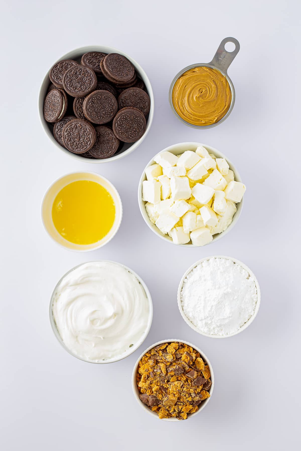 ingredients needed for butterfinger cheesecake