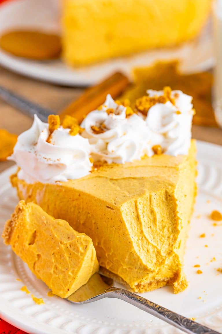 Easy No Bake Pumpkin Cheesecake