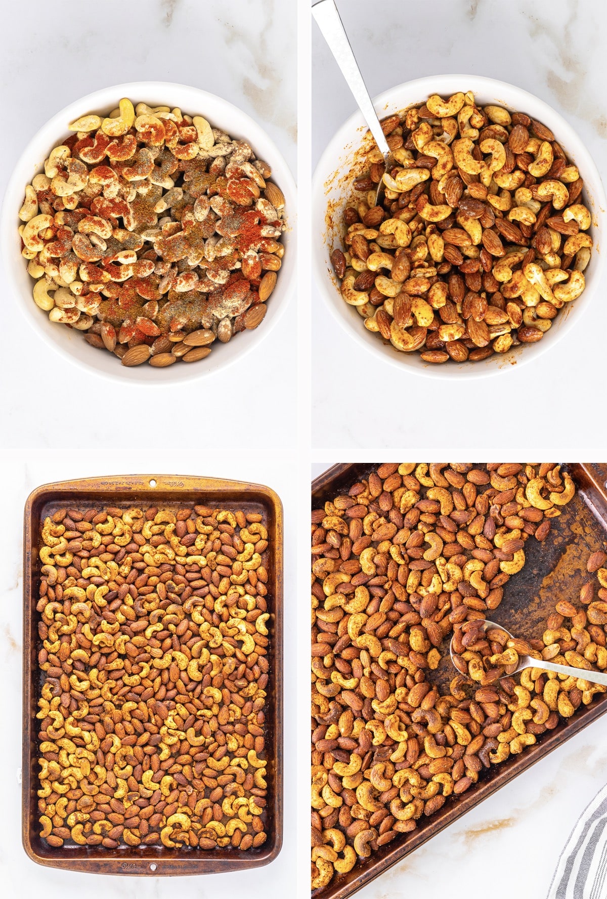 steps on how to make roasted nuts