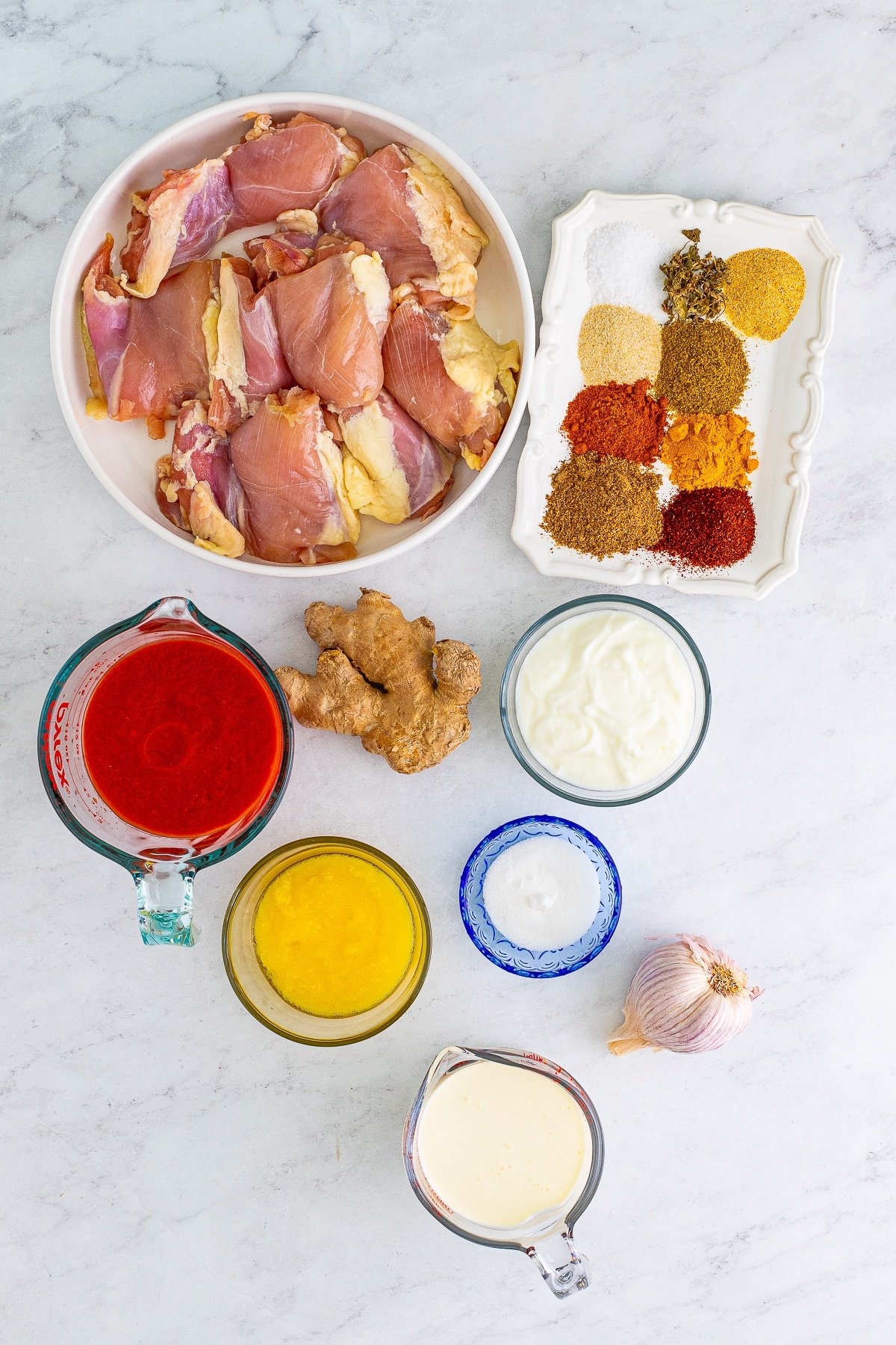 ingredients needed for best butter chicken recipe