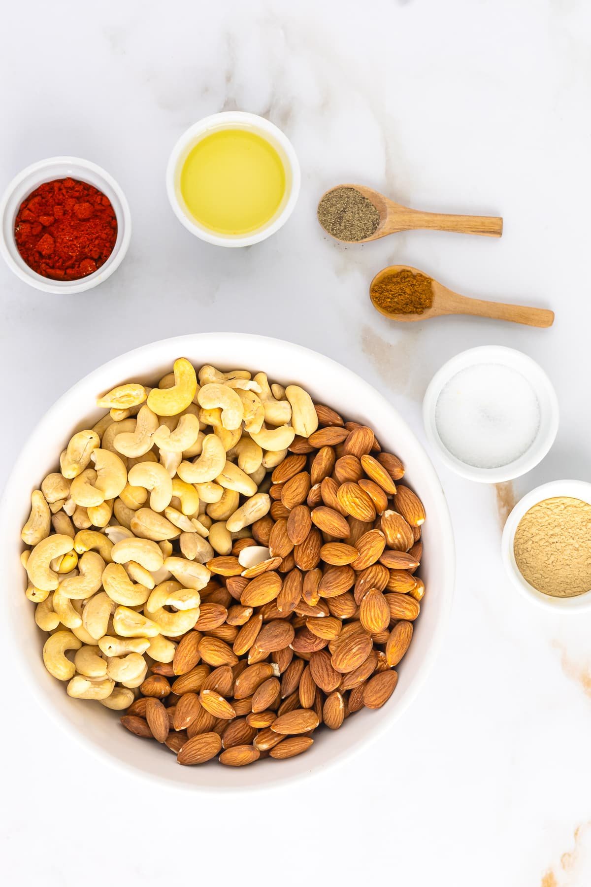 ingredients needed to make roasted nuts