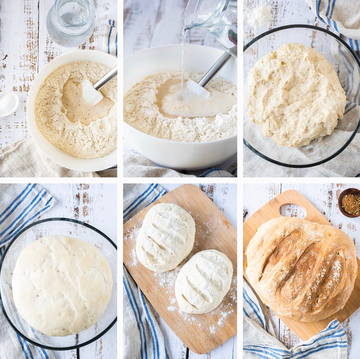 steps for making easy sourdough bread recipe