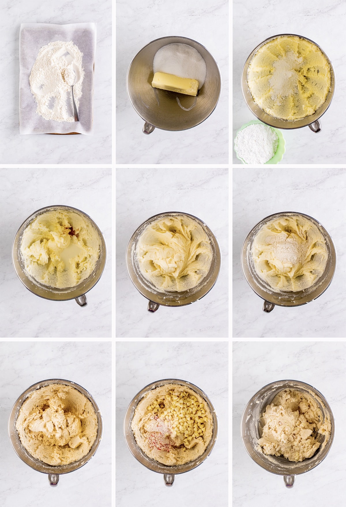 steps on how to make easy edible cookie dough recipe