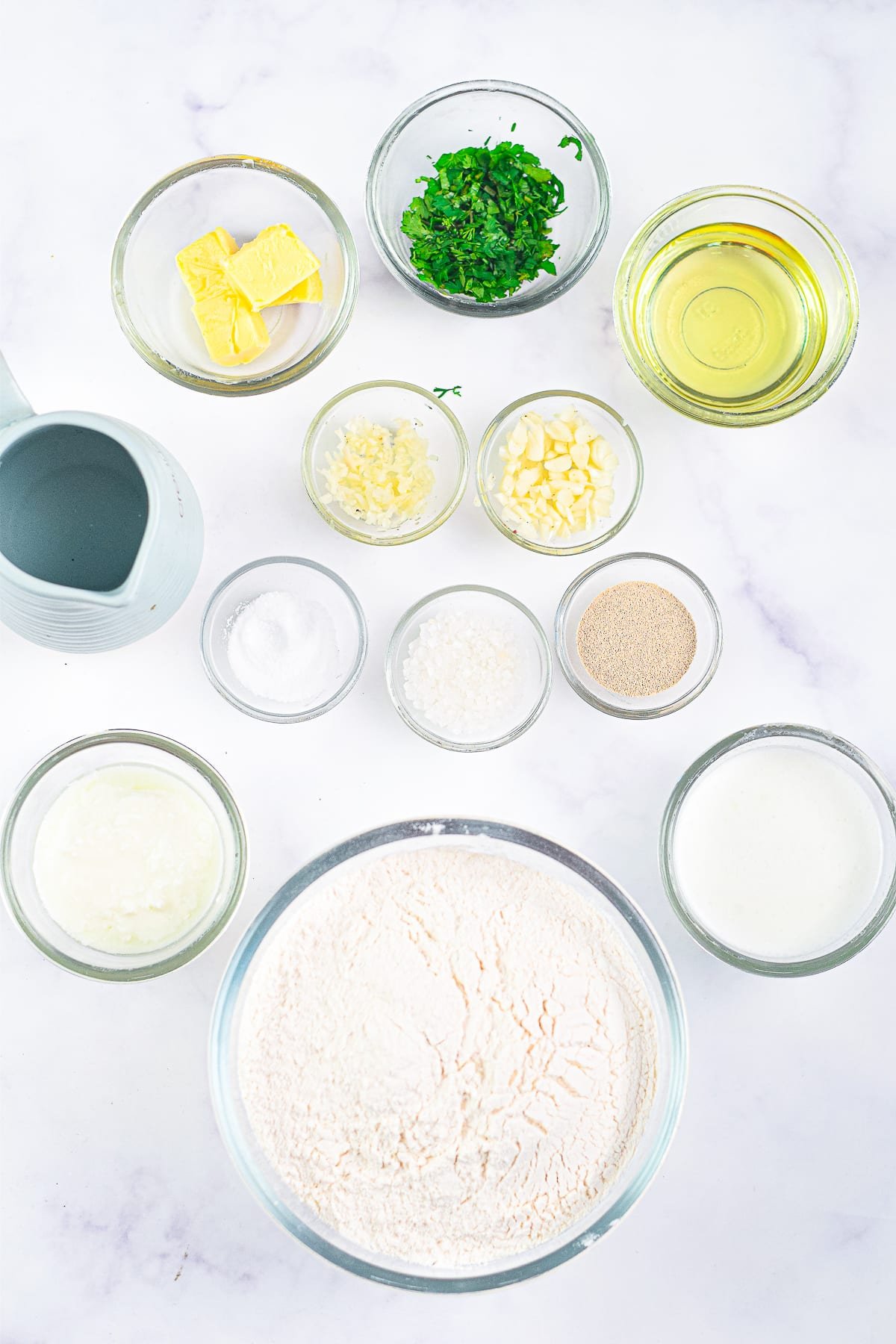 ingredients needed to make air fryer naan