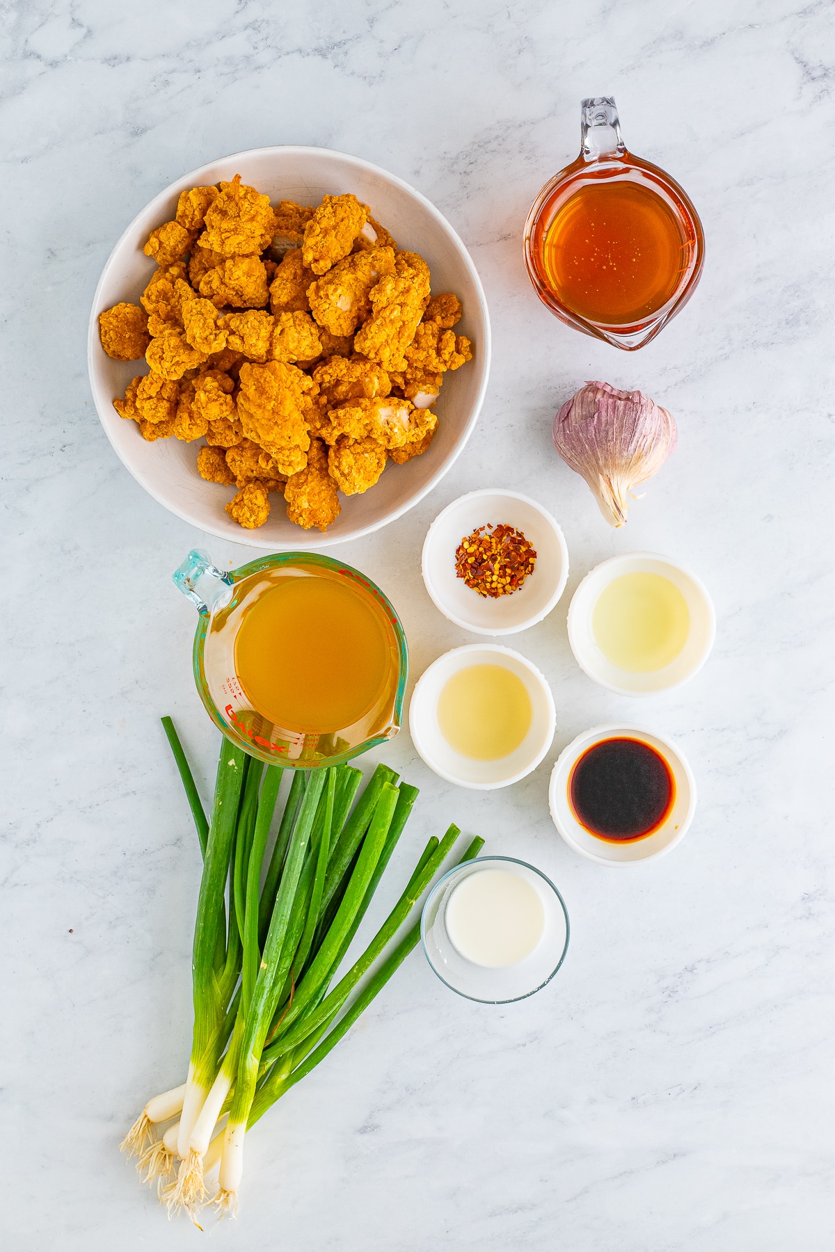ingredients needed to make honey garlic chicken recipe