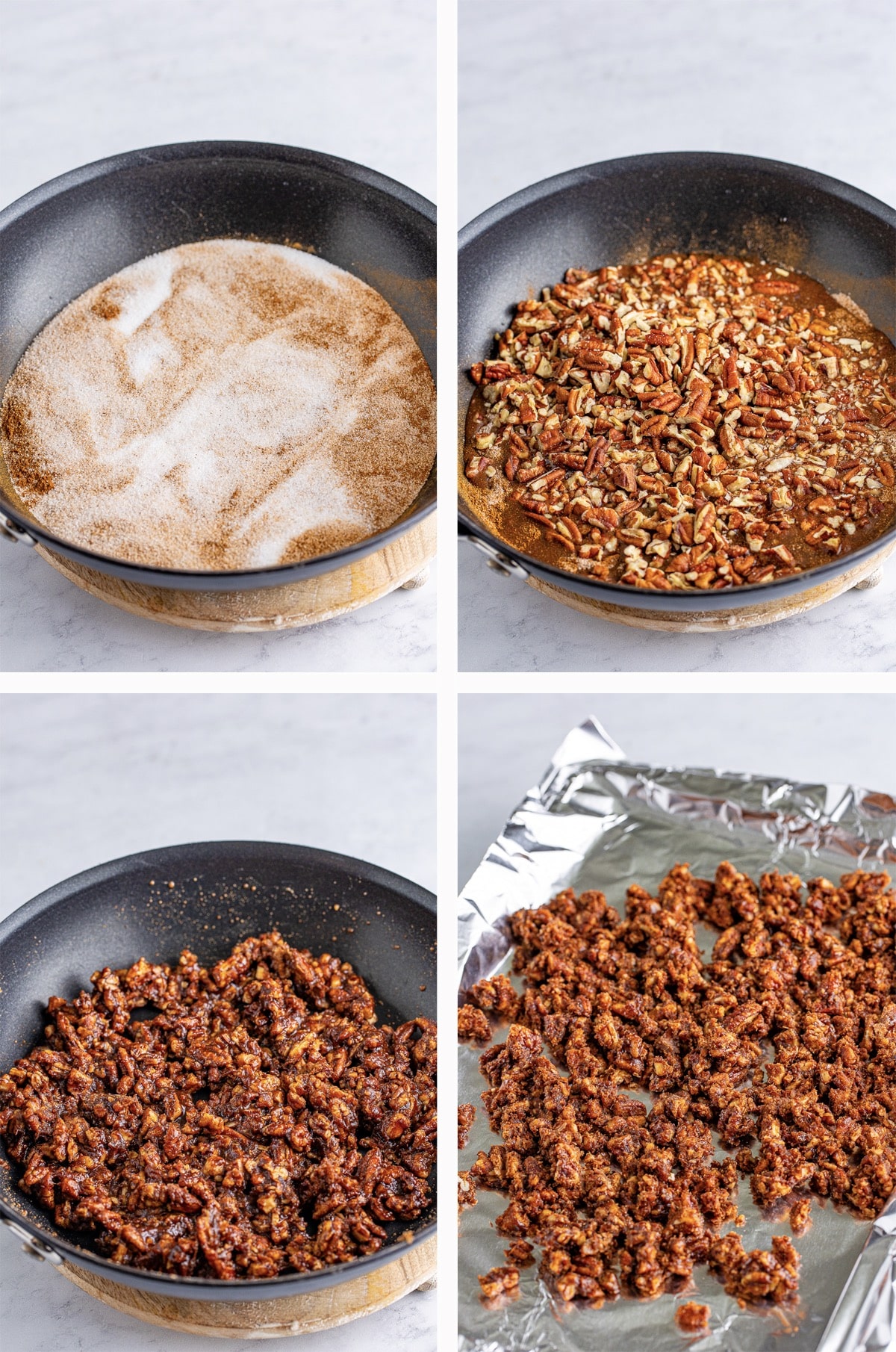 how to make the pecans for graham cracker crack