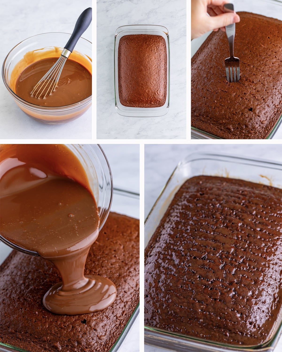 step by step images on how to make the cake for better than sex cake