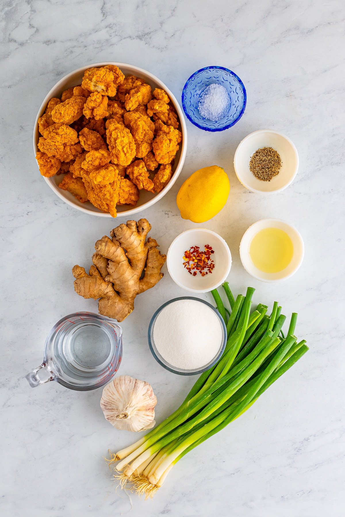 ingredients needed for asian lemon chicken