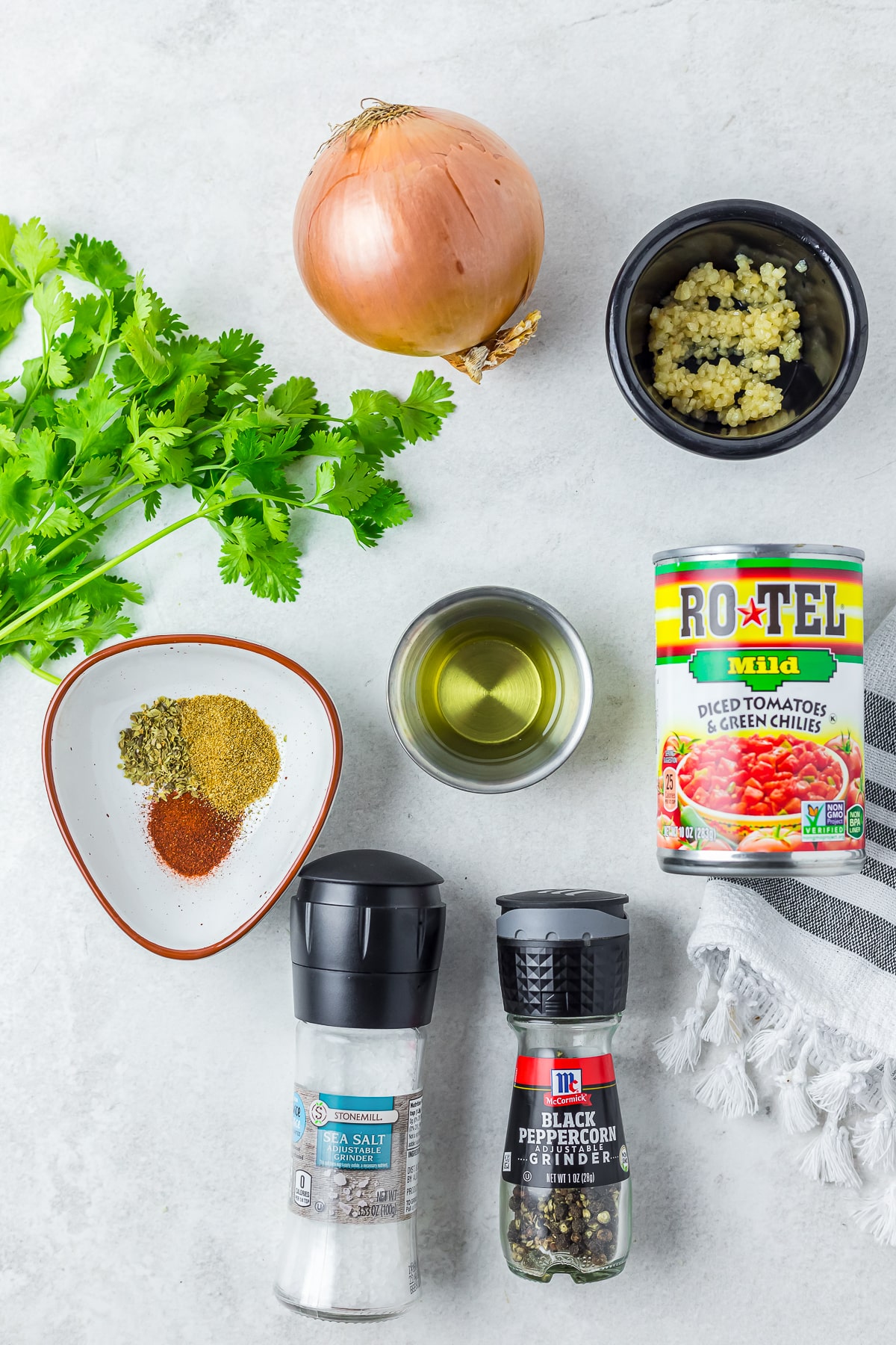 ingredients needed to make tomato onion relish