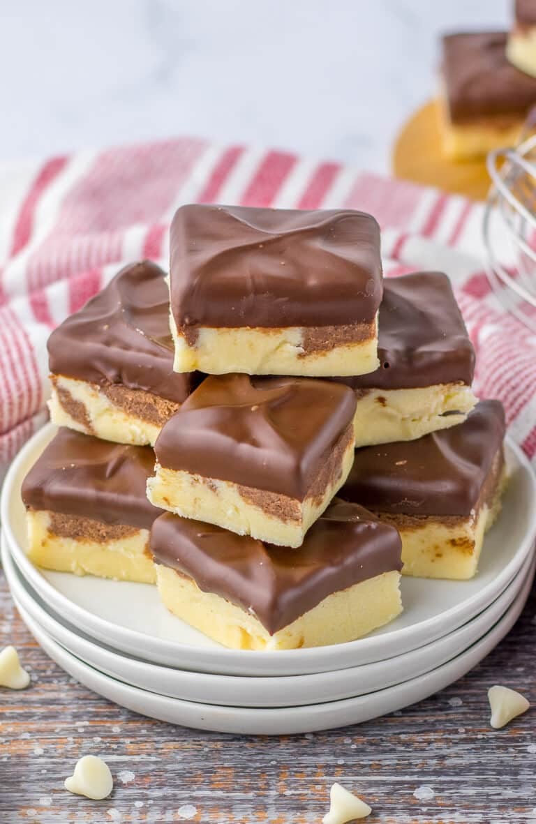Boston Cream Pie Fudge (Simple Fudge Recipe)