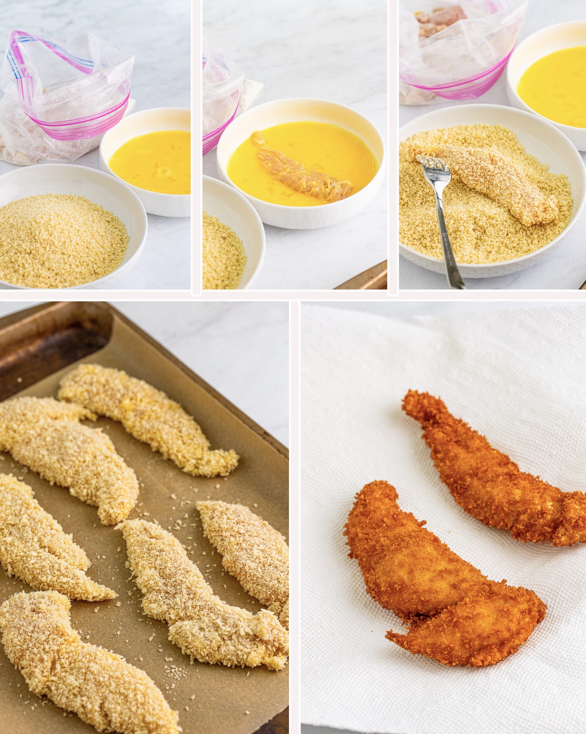 how to make the chicken tenders for hot honey chicken