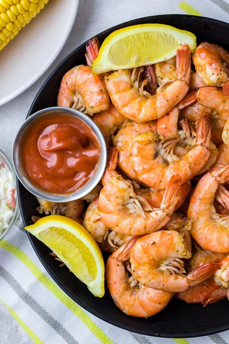 Peel and Eat Shrimp Recipe with Cocktail Sauce