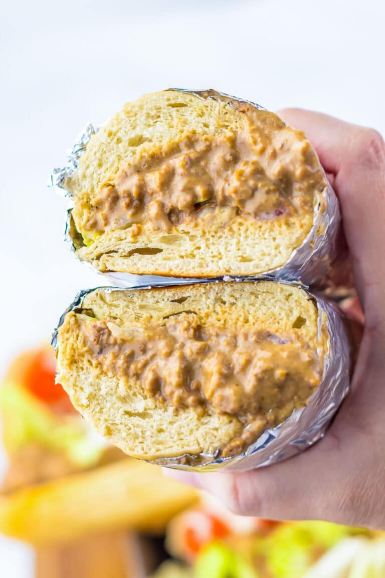 Slow Cooker Chopped Cheese Sandwiches