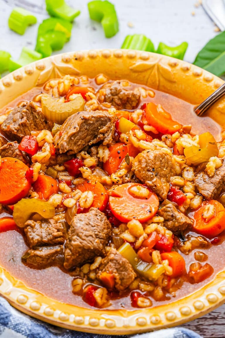 Best Hearty Beef and Barley Soup Recipe