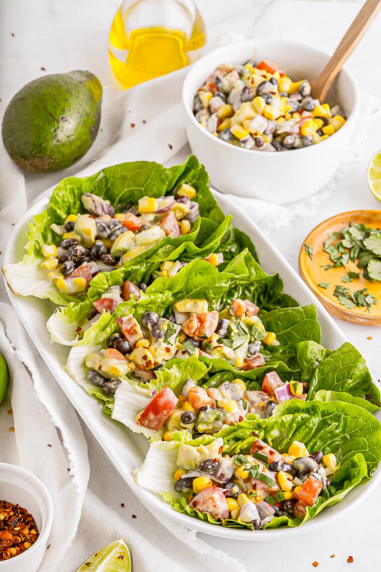 Mexican Vegetarian Lettuce Wraps
