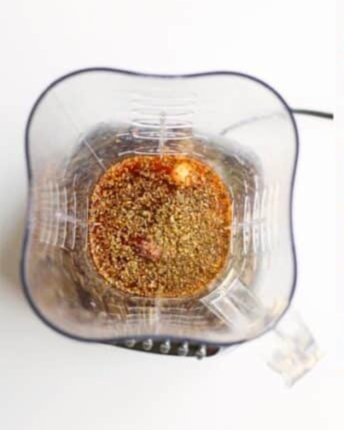 ingredients for chipotle restaurant vinaigrette in a blender jar.