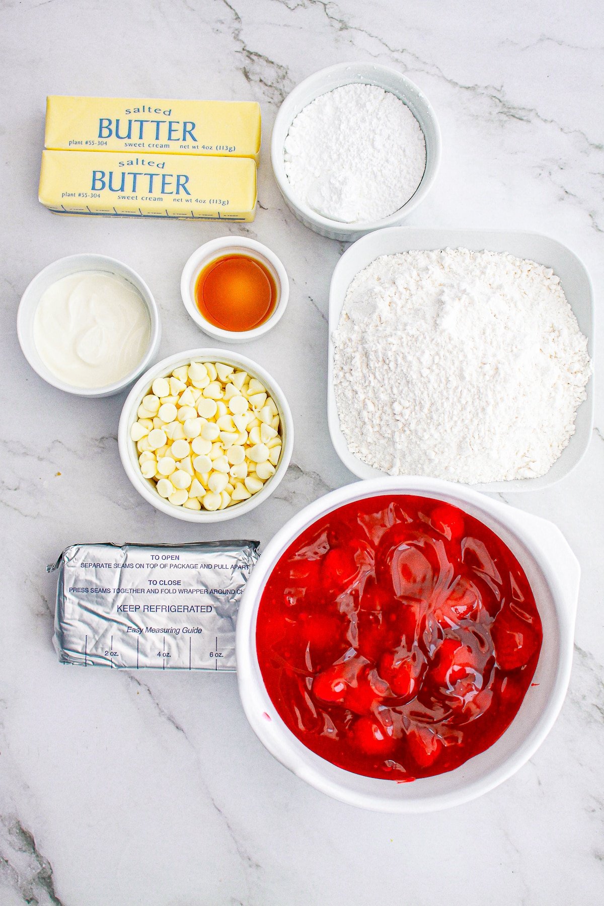 ingredients needed for Strawberry Dump Cake