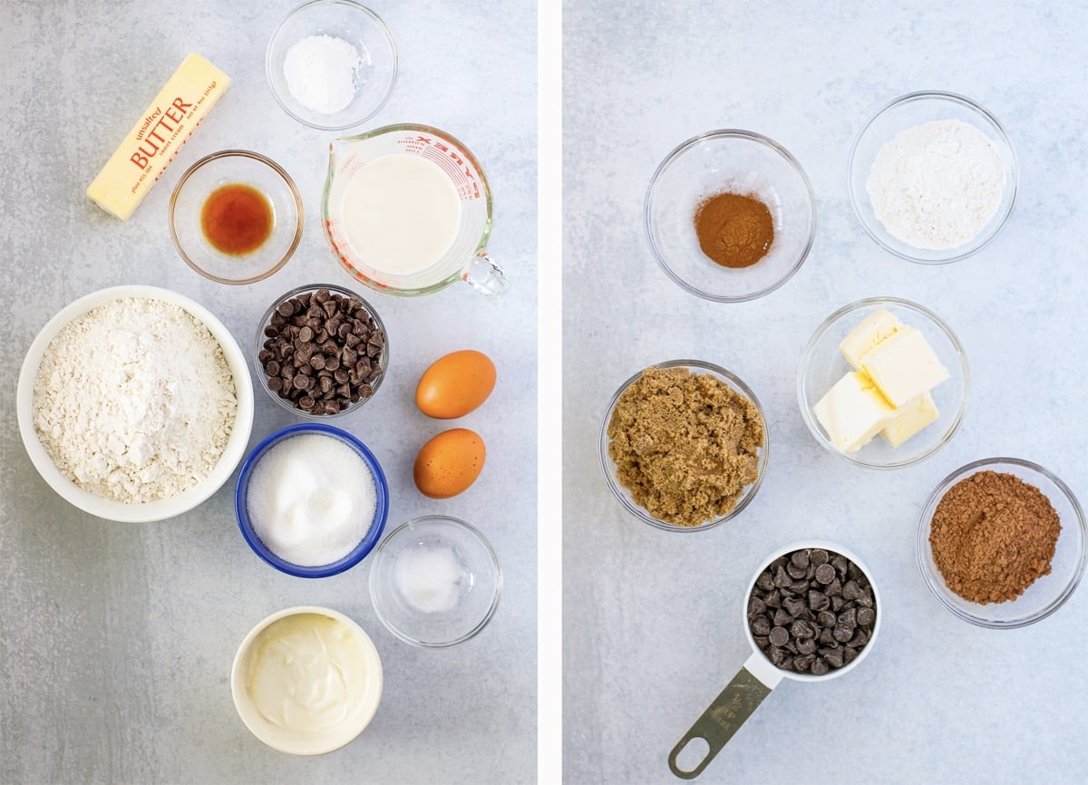 ingredients needed to make coffee cake recipe