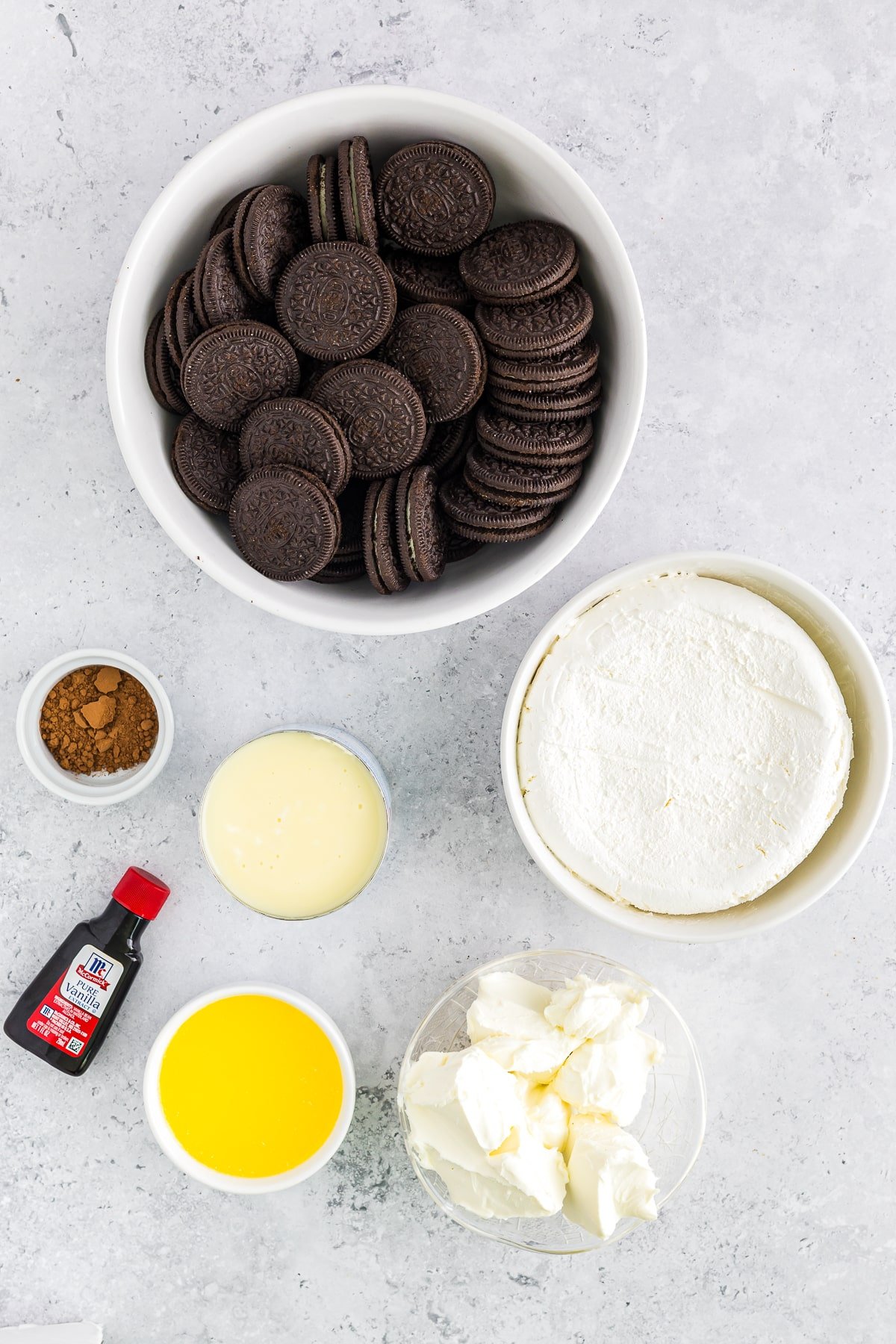 ingredients needed to make Dirt Cake Recipe