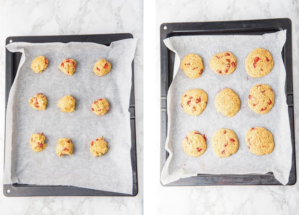 how to bake Strawberry Cookies