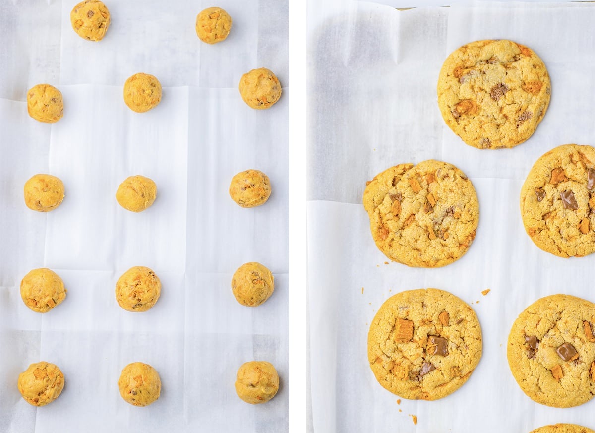 how to bake Butterfinger Cookies