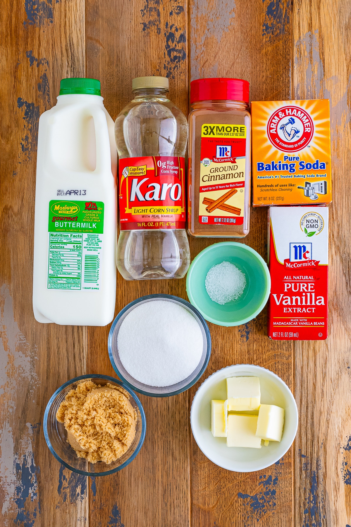 ingredients needed to make Easy Caramel Sauce