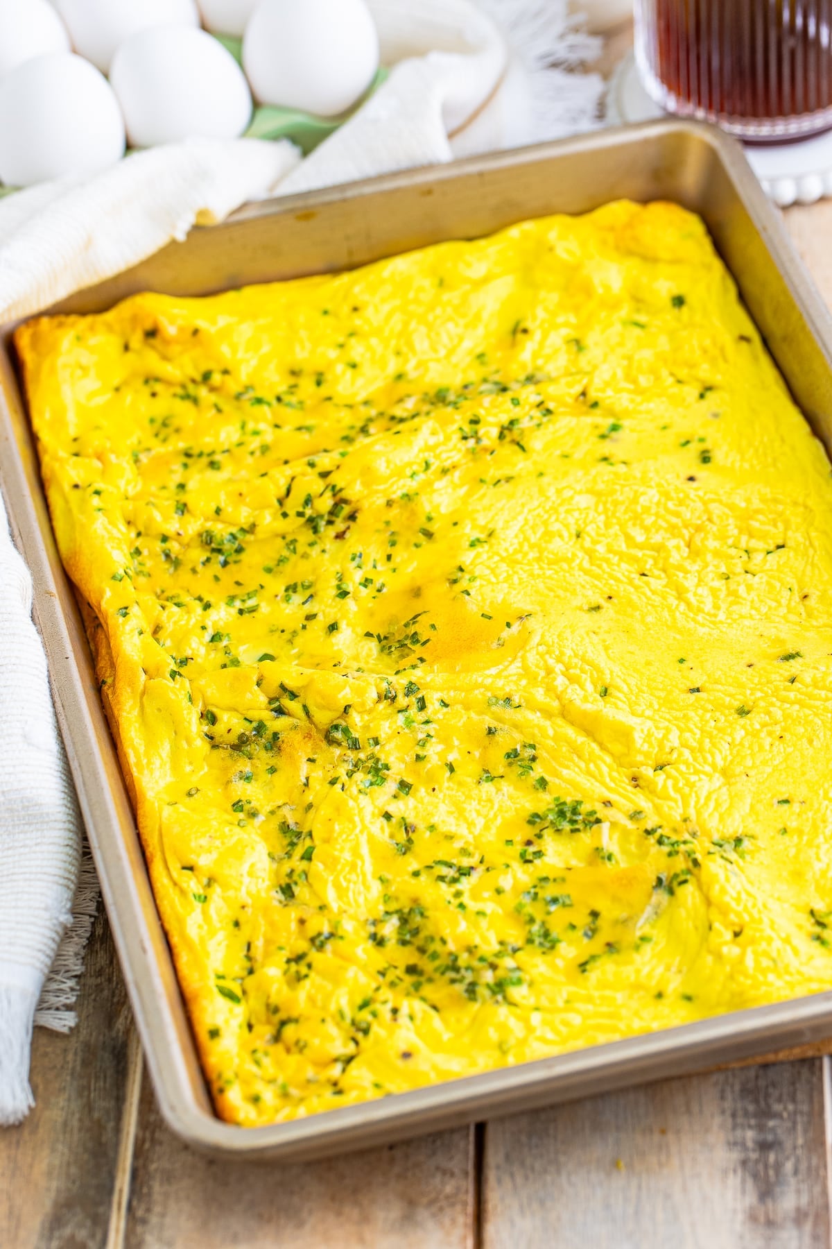 finished sheet pan omelet 