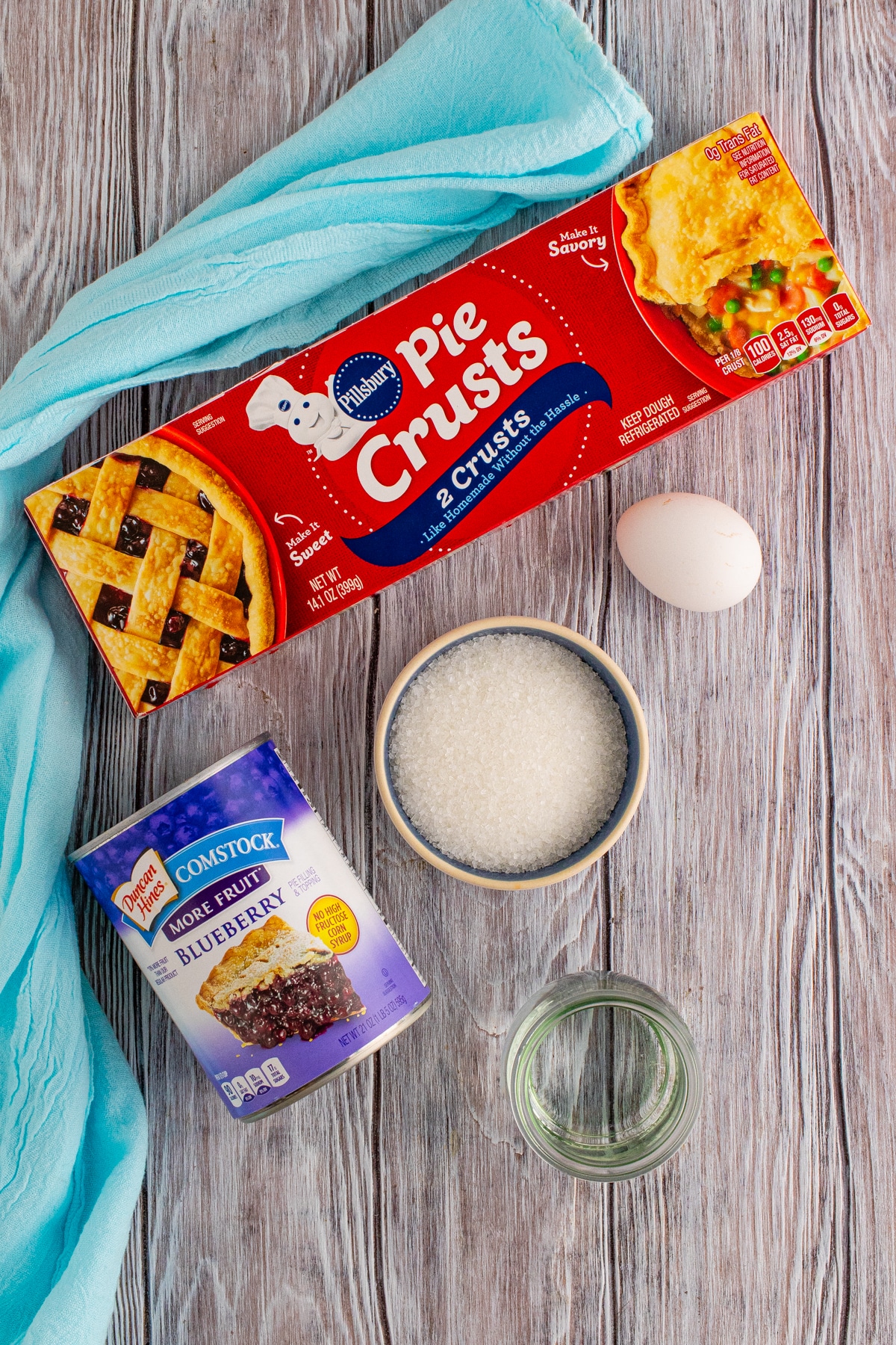 ingredients needed to make Hand Pies