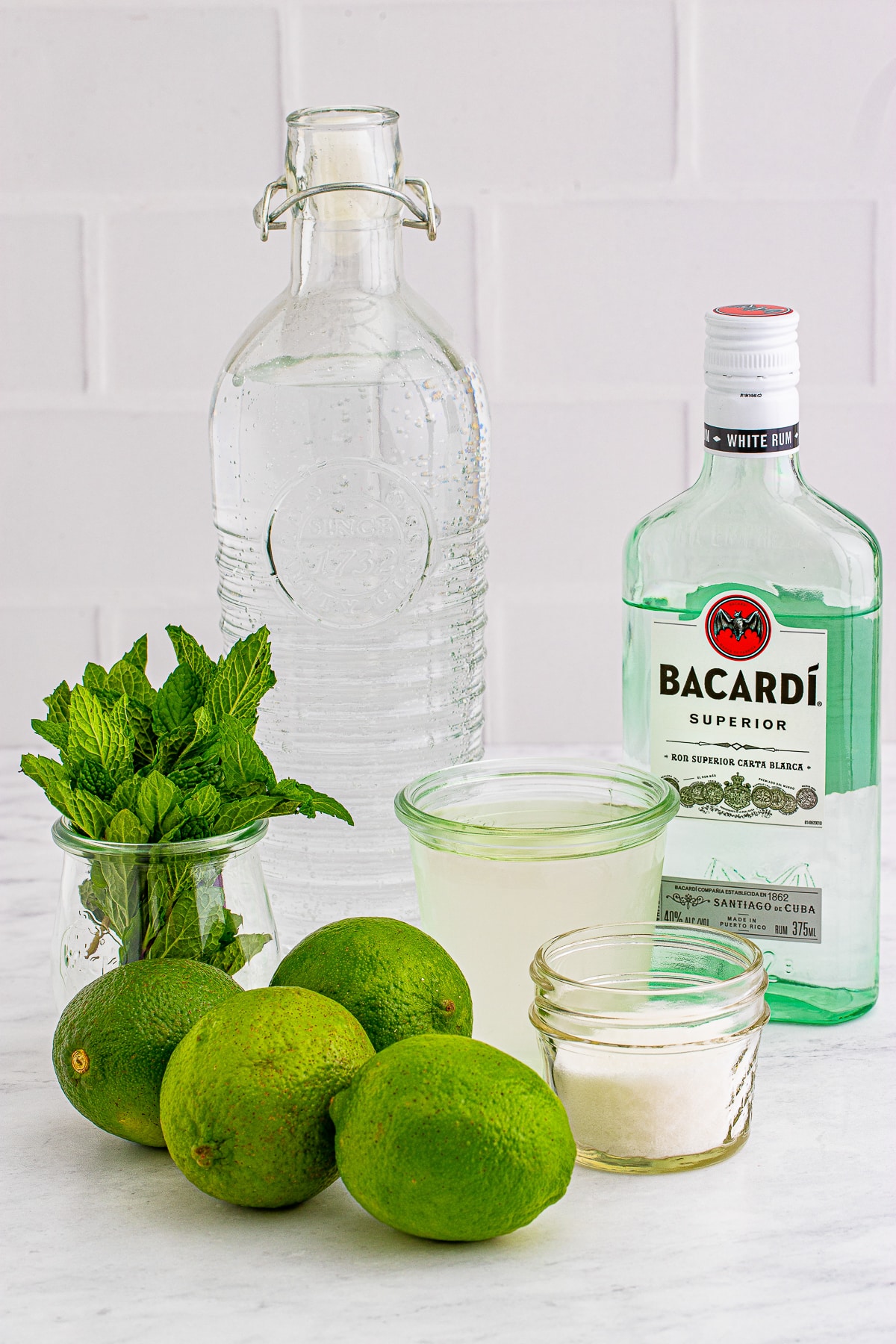 ingredients needed to make Mojitos Recipe