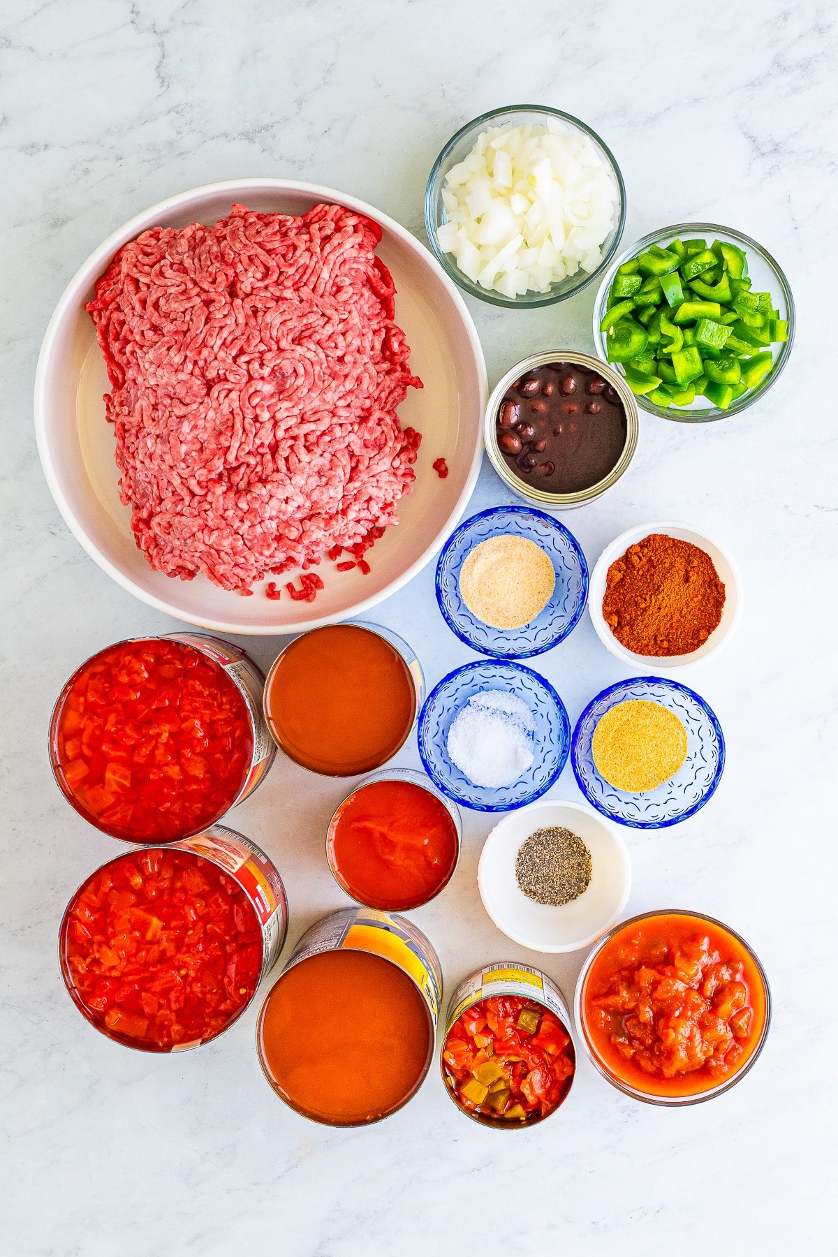 ingredients needed to make Award Winning Chili Recipe