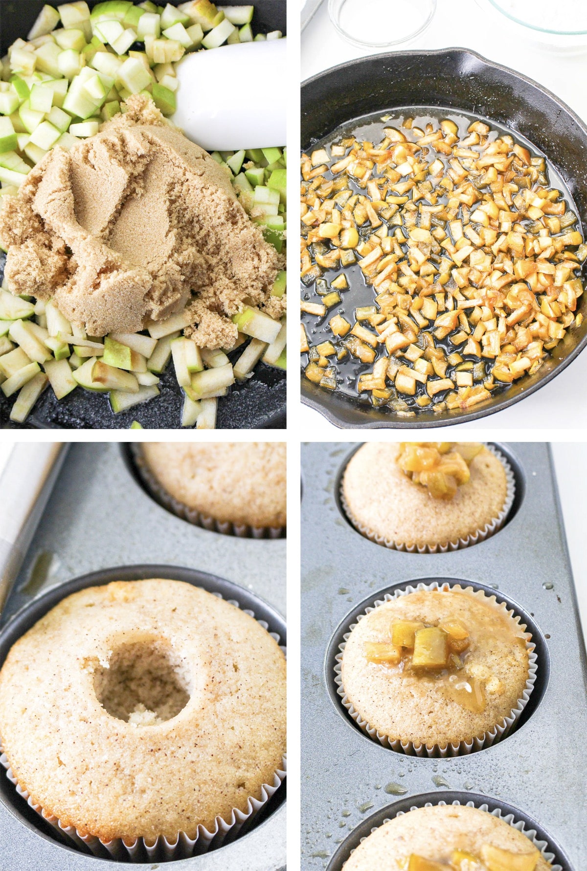 how to make the filling for Apple Pie Cupcakes
