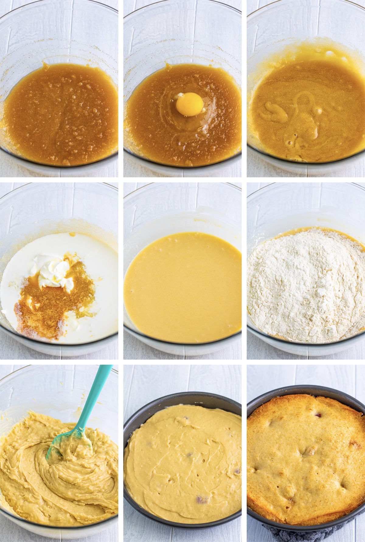 how to make the cake for pineapple upside down cheesecake