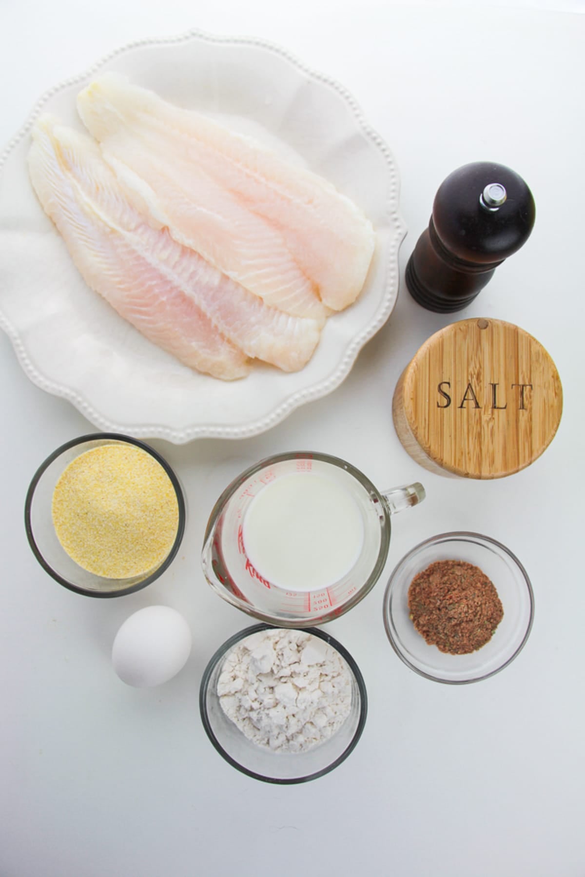 ingredients needed to make Catfish Nuggets