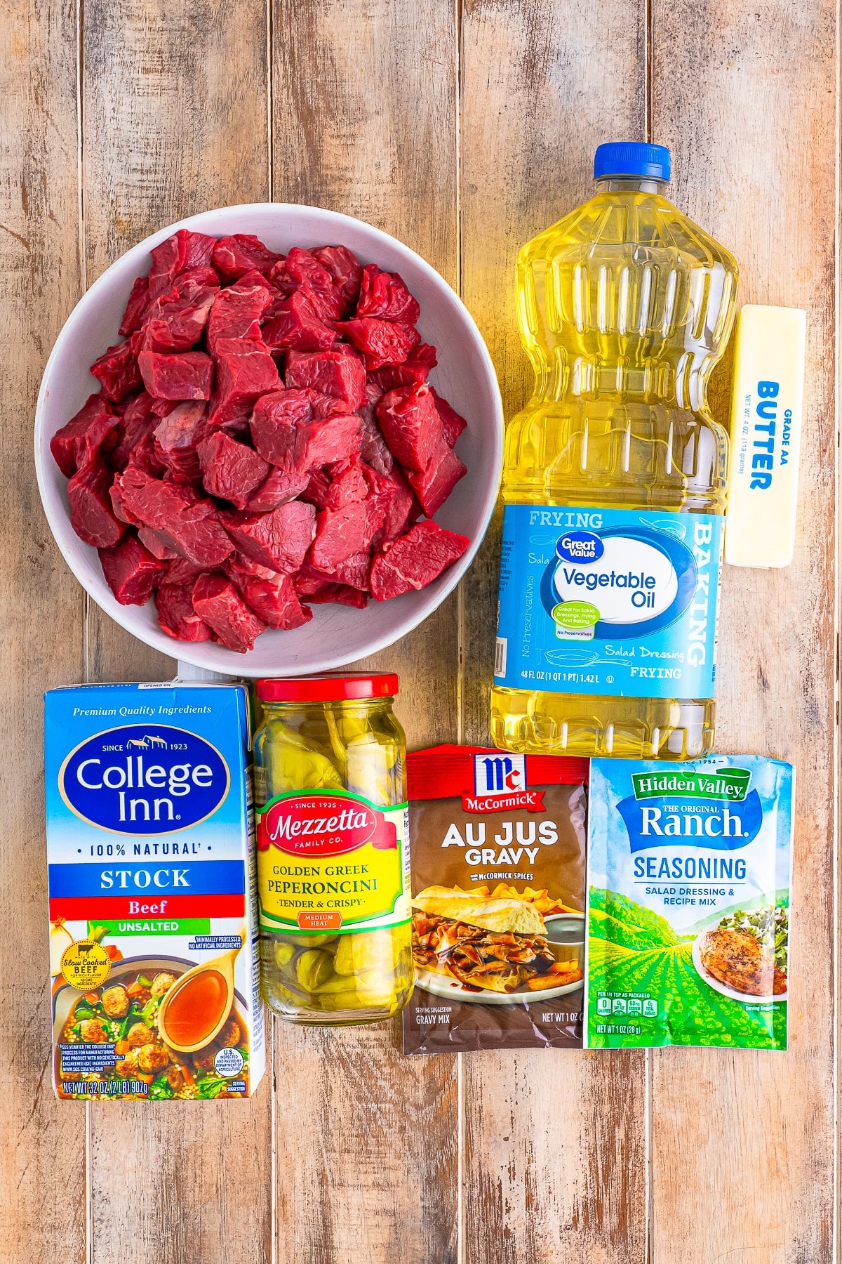 ingredients needed to make Steak Bites