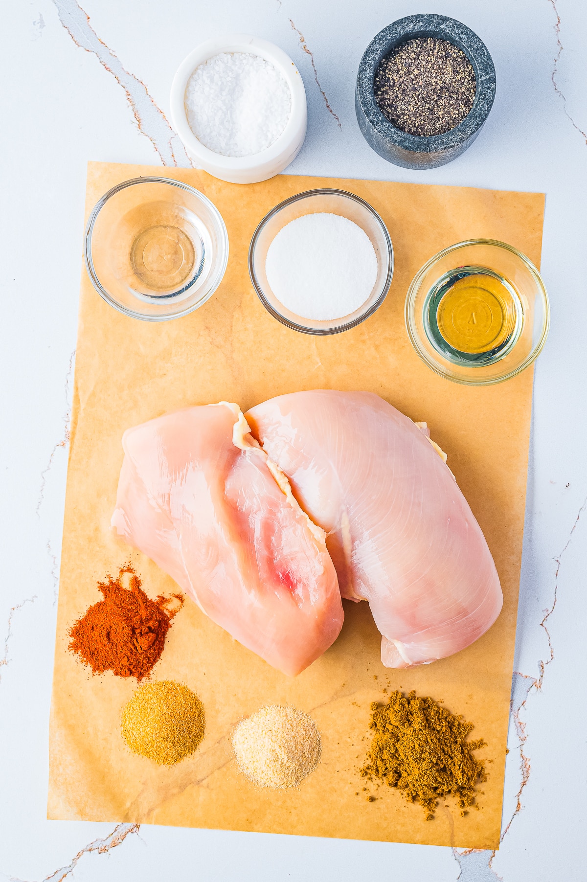 ingredients needed to make Chicken Tacos