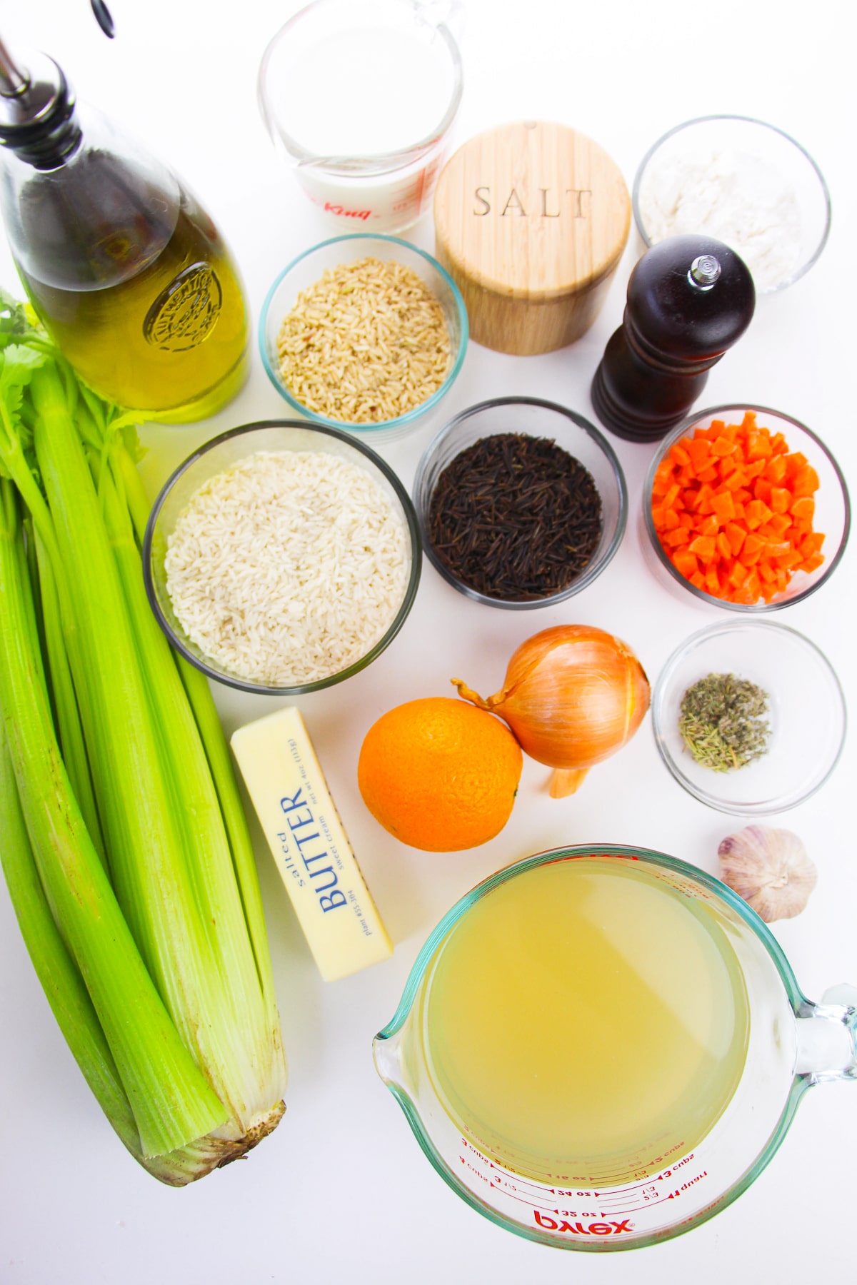 ingredients needed to make wild rice soup