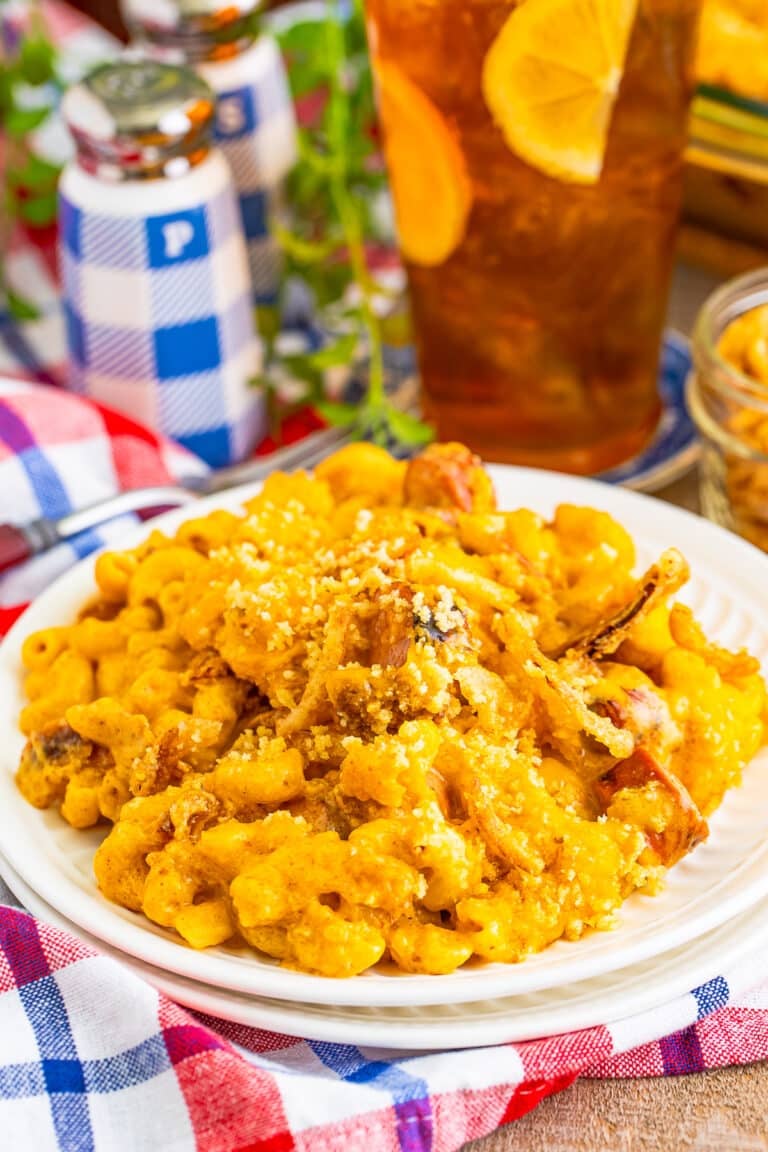 Chili Cheese Dog Casserole (Mac and Cheese)